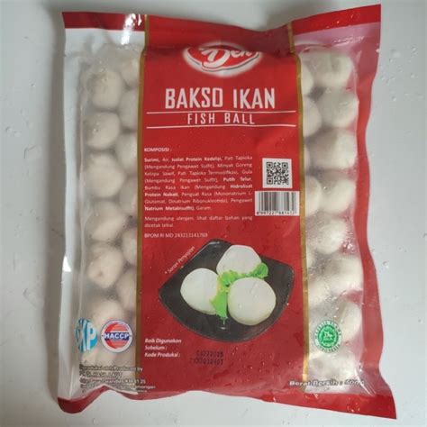 Jual Pak Den Bakso Ikan Bola Ikan Gram Pakden Shopee Indonesia