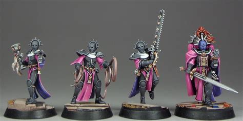 Sisters Of Battle A Novitiate Kill Team — Paintedfigs Miniature Painting Service