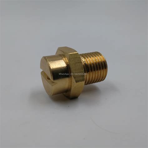 Asphalt Bitumen Spray Flat Fan Nozzle Brass Flat Fan Spray Nozzle