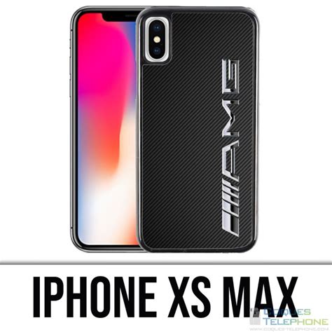 Funda Para IPhone XS Max Logotipo De Amg Carbon