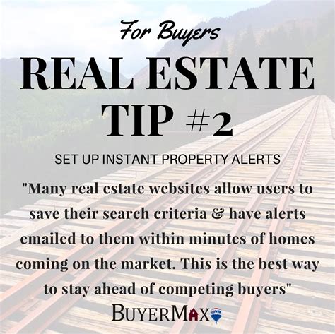 Real Estate Tip for Buyers - BuyerMax
