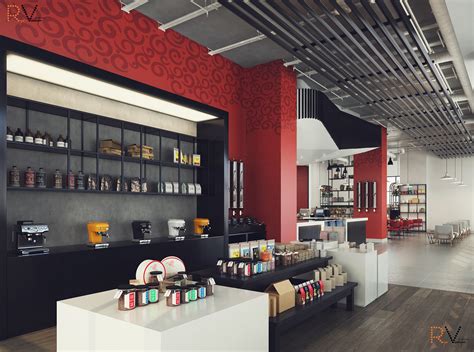 coffee shop interior options on Behance