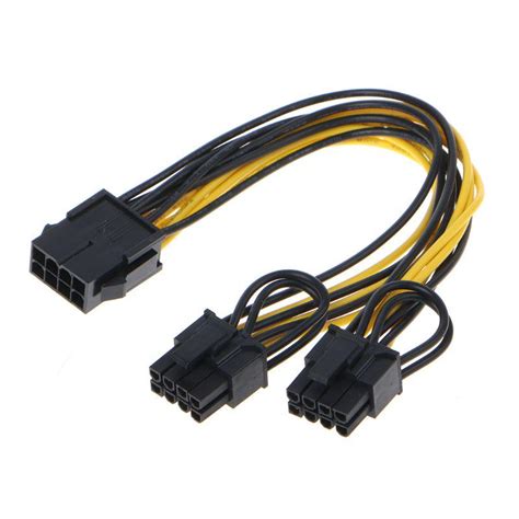 8-контактный разъем процессора для двойного 8-контактного (6P+2P) PCI-E ...