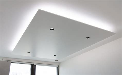 successful lighting renovation   lowered plaster ceiling  led