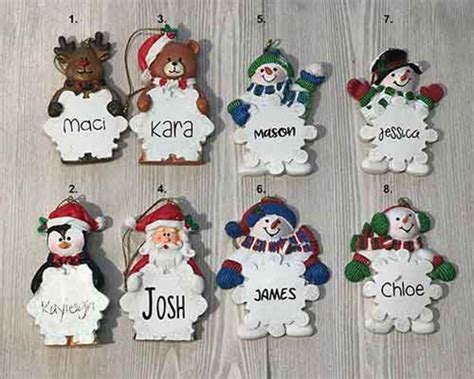 30 Etsy Personalized Christmas Ornaments To Give And Get This Holiday