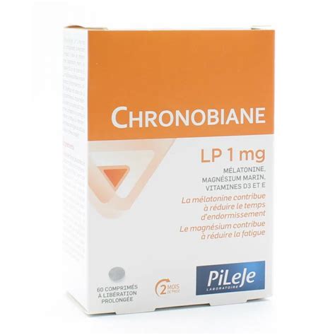 PiLeJe Chronobiane LP 1mg 60 comprimés Univers Pharmacie