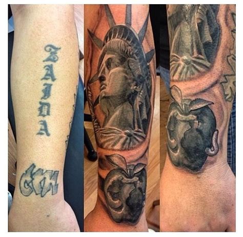 Cover Up Tattoo Done By The Very Talented Cesar Perez From Creative Ink