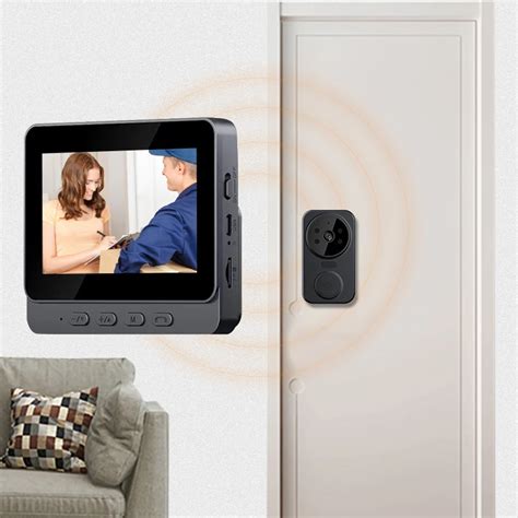 Дверной глазок с камерой 2,4 ГГц, Wi-Fi | AliExpress