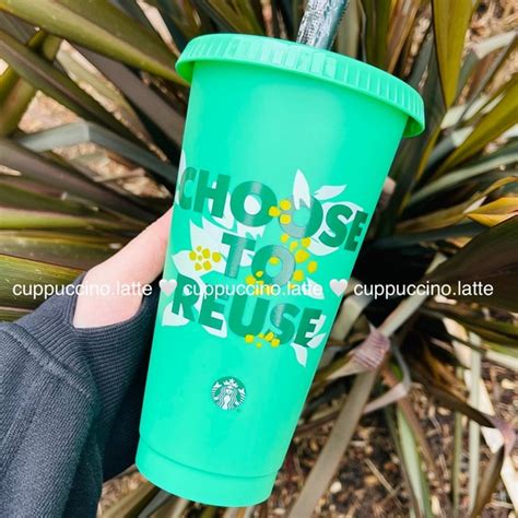 Starbucks Accessories Newstarbucks 223 Green Choose To Reuse Earth