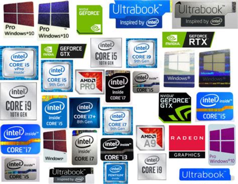 Intel Core I3 7th 8th 9th 10th Gen Sticker Case Badge Genuine Usa Lot Wholesale Ebay