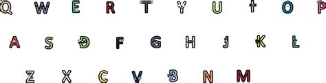 Calibri Alphabet Lore Keyboard Letters By Abbysek On Deviantart