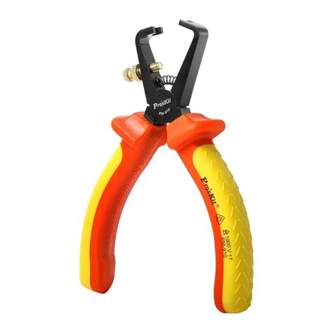 Free Shipping Pro Skit PM 910 Insulated Wire Stripping Plier 160mm