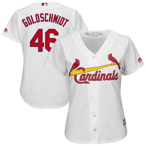 Paul Goldschmidt St. Louis Cardinals Majestic Women's Home Official ...