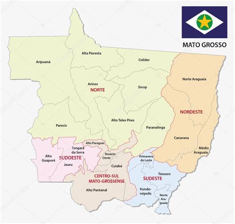 Blog De Geografia Mapa De Mato Grosso