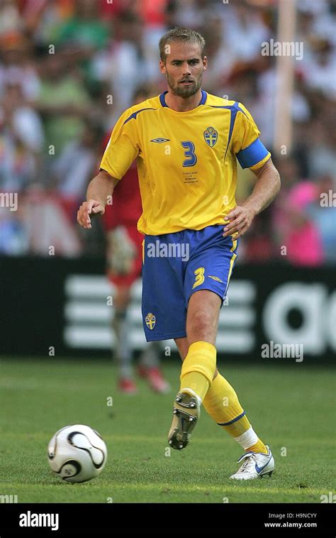 OLOF MELLBERG SWEDEN & ASTON VILLA FC WORLD CUP ALLIANZ ARENA MUNICH ...