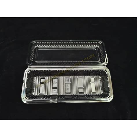 Go Ops Pack Plastic Tray Pcs Bakery Disposable Plastic