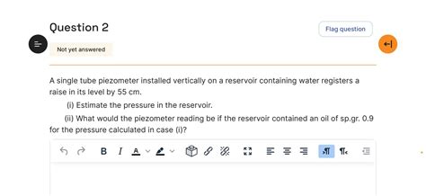 Solved A single tube piezometer installed vertically on a | Chegg.com