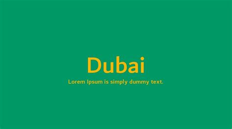 Dubai Font Family : Download Free for Desktop & Webfont