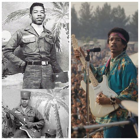 Army Uniform Jimi Hendrix In Army Uniform