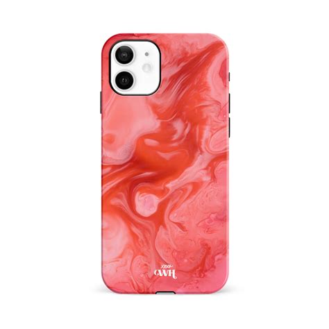 Marble Red Lips Iphone 11 Hoesje Phone Factory