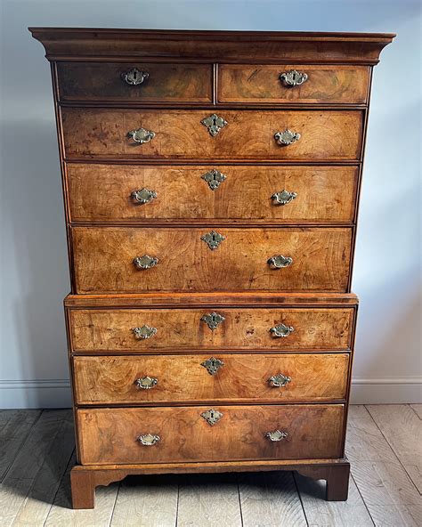 Antique Chest On Chest Walnut Chest On Chest Tall Chest Of Drawers