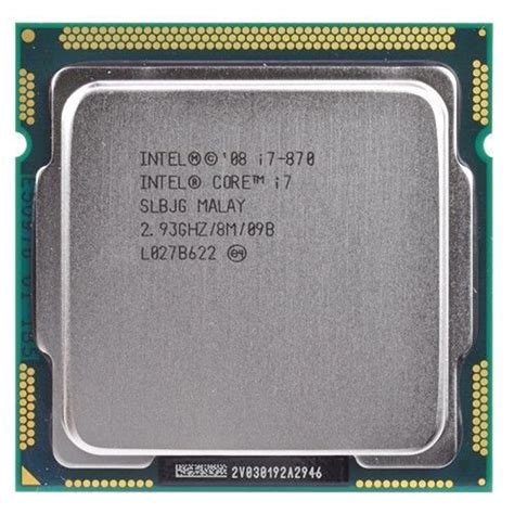 intel core 2 i7 870 intel i7 870 i7 processor Quad Core 2.93GHz 95W LGA ...