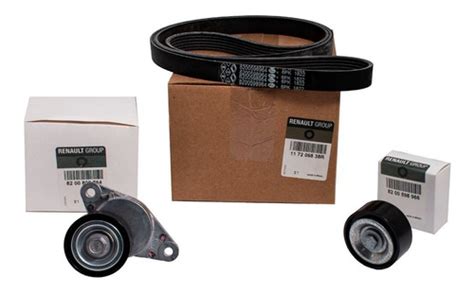 Kit Correia Alternador 6pk1822 Logan 2004 A 2021 | Parcelamento sem juros