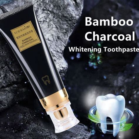 Whitening Toothpaste Teeth Whitening Natural Activated Organic Bamboo