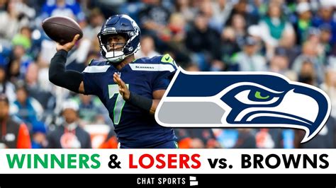 Seattle Seahawks WInners Losers From Browns Preseason Game Geno Smith