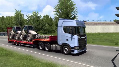 Euro Truck Simulator Delivery With Scania Truck Cargo Pc