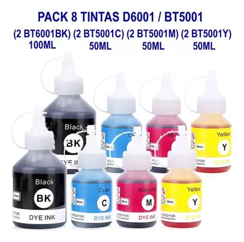 Pack Tintas Refill Ink Para Brother Bt Bt Cuotas Sin Inter S