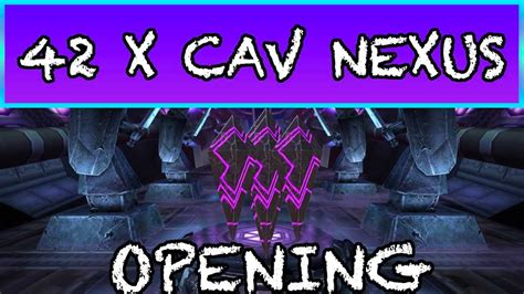 Mcoc Opening 42 X Cavalier Nexus Crystals Youtube