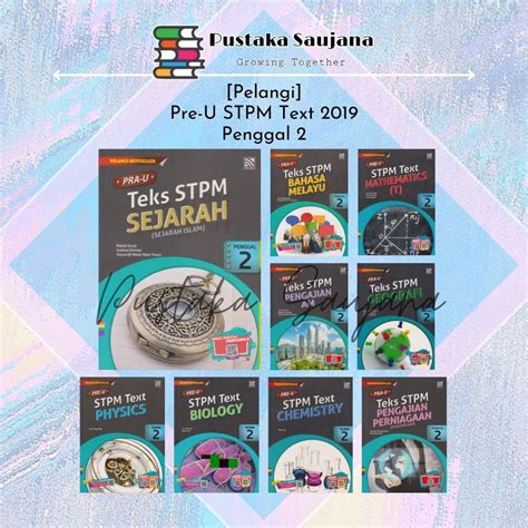 [saujana] Pelangi Pra U Teks Stpm Penggal 2 2019 2022 Shopee Malaysia