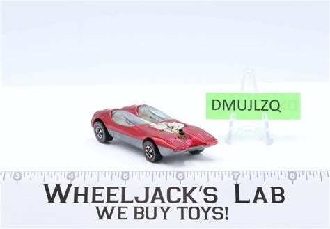 Splitting Image Red Redline Hot Wheels Mattel Vintage Rl Wheeljack S Lab