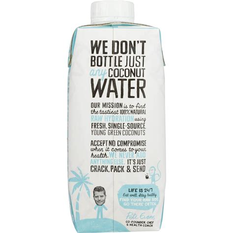 Raw C Coconut Water Pure Natural 330ml Woolworths