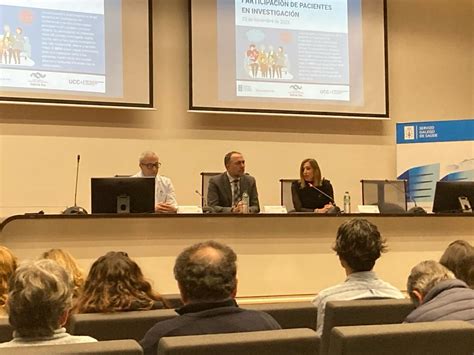 I Jornada Participaci N De Pacientes En Investigaci N Del Iis Galicia