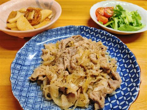 長ねぎと豚肉のポン酢炒め 2022 11 21 シニアのレシピ