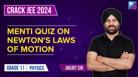 Newton S Laws Of Motion Class Jee Physics Questions Menti Quiz