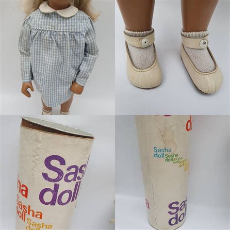 Vintage Blonde Sasha Doll Early S Original Gingham Etsy