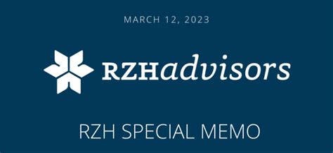 Rzh News Svb Special Memo Rzh Advisors