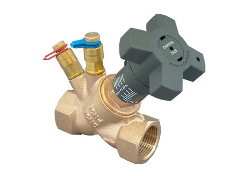 HydroControl VTR Double regulating valve with internal thread PN 25 ...