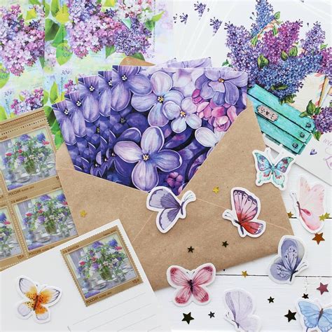 Открытка "Сирень"