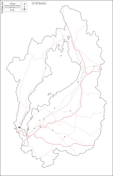 滋賀県 無料地図 無料の空の地図 無料のアウトラインマップ 無料のベースマップ 輪郭 川と湖 主要都市 道路 白い