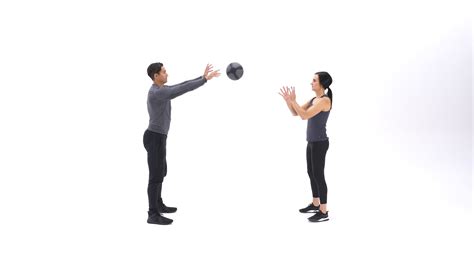 Medicine ball pass | Exercise Videos & Guides | Bodybuilding.com