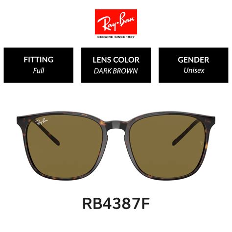 Jual Ray Ban Rb4387f 902 73 Full Fitting Sunglasses 55mm Shopee Indonesia