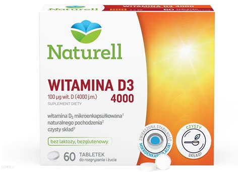 Naturell Witamina D Tabletki Do Ssania Opinie I Ceny Na Ceneo Pl