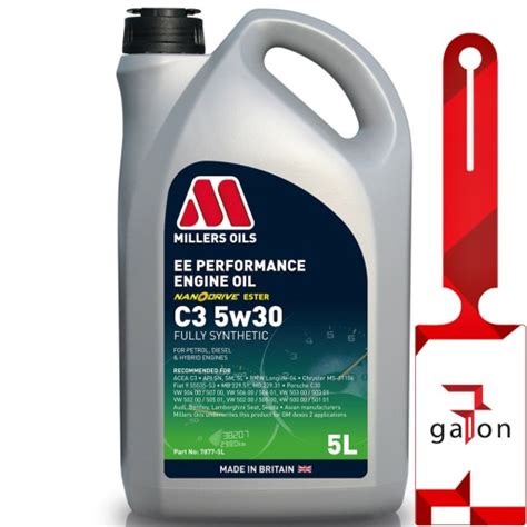 MILLERS EE LONGLIFE 5W30 504/507 5L NANODRIVE syntetyczny olej ...