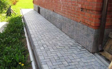 Тротуарная плитка для отмостки вокруг дома купить в Солнечногорске