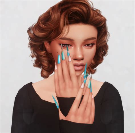 Nails Set N010 - Screenshots - The Sims 4 Create a Sim - CurseForge