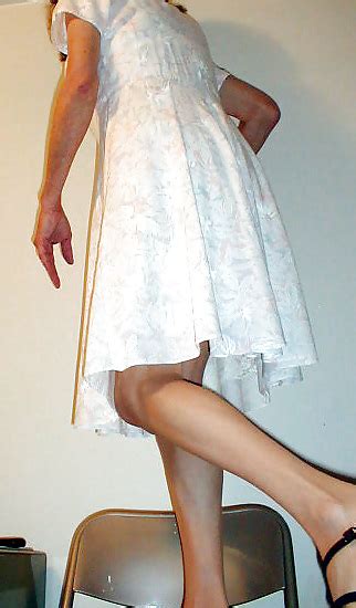 Upskirt Floral Dress White Slips Porn Pictures Xxx Photos Sex Images Pictoa